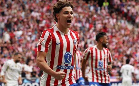 ATLÉTICO DE MADRID APLASTA AL REAL MADRID Y SE QUEDA CON EL DERBI DE LA CAPITAL