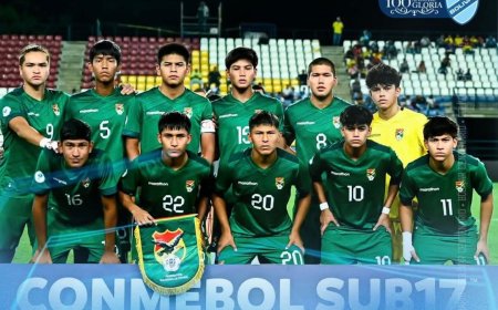 BOLIVIA SUB-17 SE PREPARA PARA EL MUNDIAL