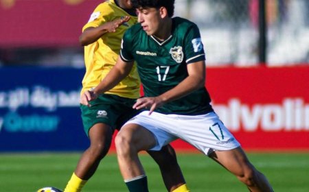 LA SELECCIÓN BOLIVIANA SUB-17 CAYÓ ANTE SUDÁFRICA EN DOHA