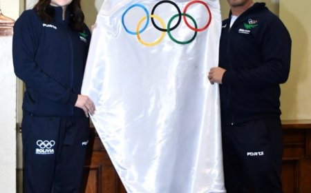 ADRIANA GILES Y DIEGO CANELAS SON LOS NUEVOS ABANDERADOS DE BOLIVIA EN LOS JUEGOS BOLIVARIANOS 2025