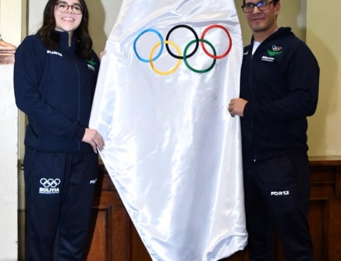 ADRIANA GILES Y DIEGO CANELAS SON LOS NUEVOS ABANDERADOS DE BOLIVIA EN LOS JUEGOS BOLIVARIANOS 2025
