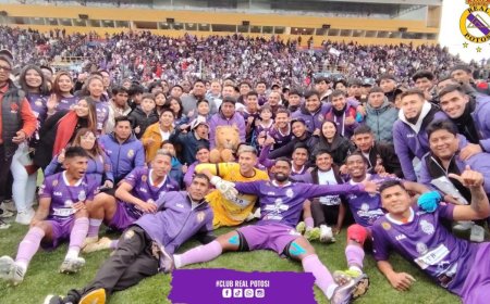REAL POTOSÍ VOLVIÓ A LA DIVISIÓN PROFESIONAL DEL FÚTBOL BOLIVIANO