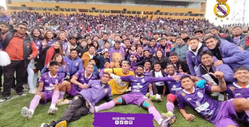 REAL POTOSÍ VOLVIÓ A LA DIVISIÓN PROFESIONAL DEL FÚTBOL BOLIVIANO