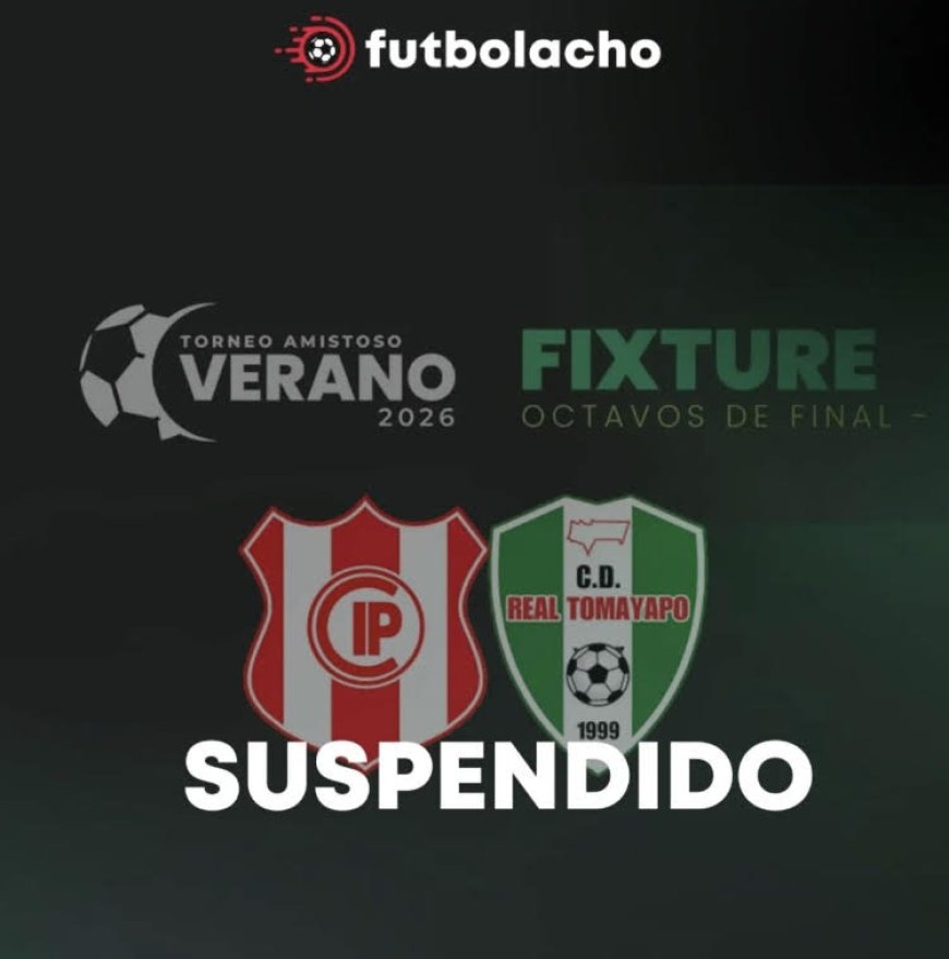 EL PARTIDO ENTRE INDEPENDIENTE PETROLERO Y REAL TOMAYAPO FUE SUSPENDIDO