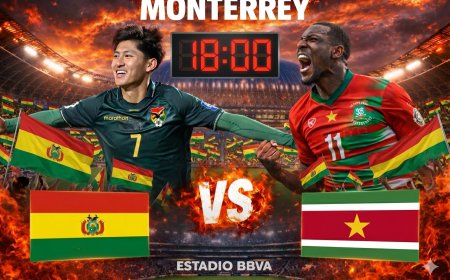 BOLIVIA SE JUEGA TODO ANTE SURINAM POR EL SUEÑO MUNDIALISTA