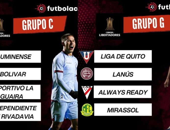 BOLÍVAR Y ALWAYS READY CONOCIERON A SUS RIVALES EN LA COPA LIBERTADORES