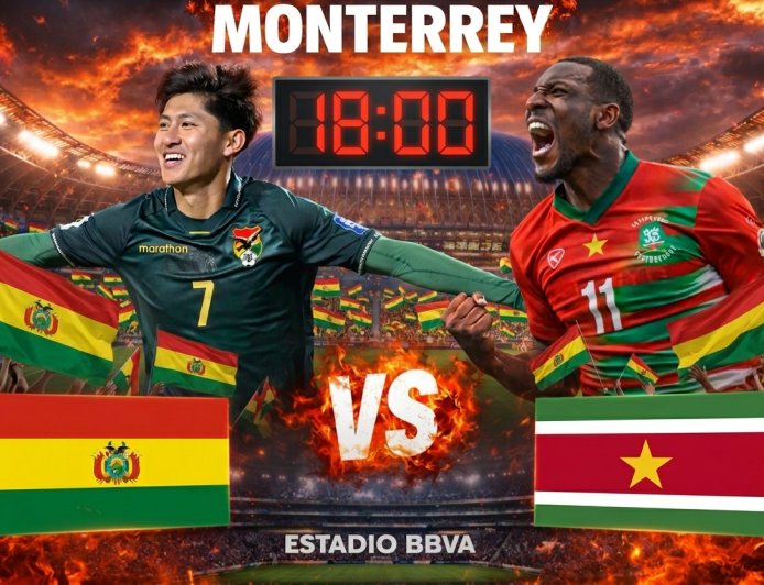 BOLIVIA SE JUEGA TODO ANTE SURINAM POR EL SUEÑO MUNDIALISTA