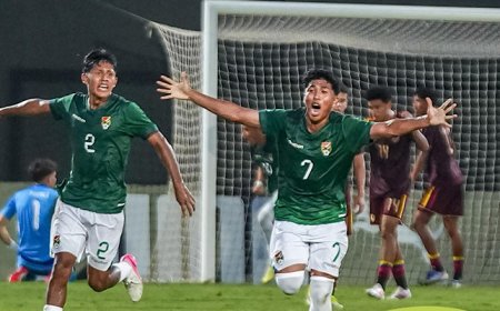 BOLIVIA SUB-17 RESCATÓ UN EMPATE AGÓNICO ANTE VENEZUELA