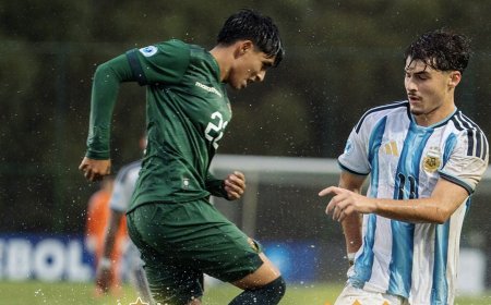 BOLIVIA SUB-17 EMPATÓ CON ARGENTINA Y SE METE EN LOS PLAYOFFS DEL SUDAMERICANO