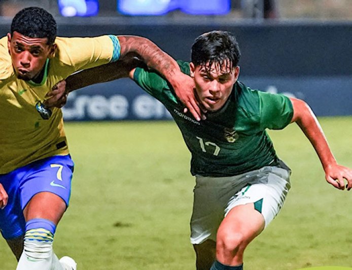 BOLIVIA SUB-17 FUE GOLEADA POR BRASIL EN SU DEBUT EN EL SUDAMERICANO