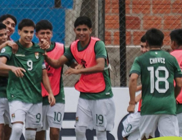 BOLIVIA SUB-17 VENCIÓ A PERÚ Y SIGUE CON VIDA EN EL SUDAMERICANO
