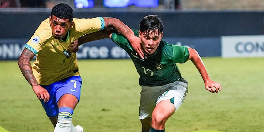 BOLIVIA SUB-17 FUE GOLEADA POR BRASIL EN SU DEBUT EN EL SUDAMERICANO