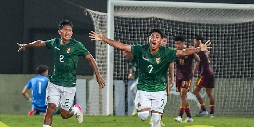 BOLIVIA SUB-17 RESCATÓ UN EMPATE AGÓNICO ANTE VENEZUELA
