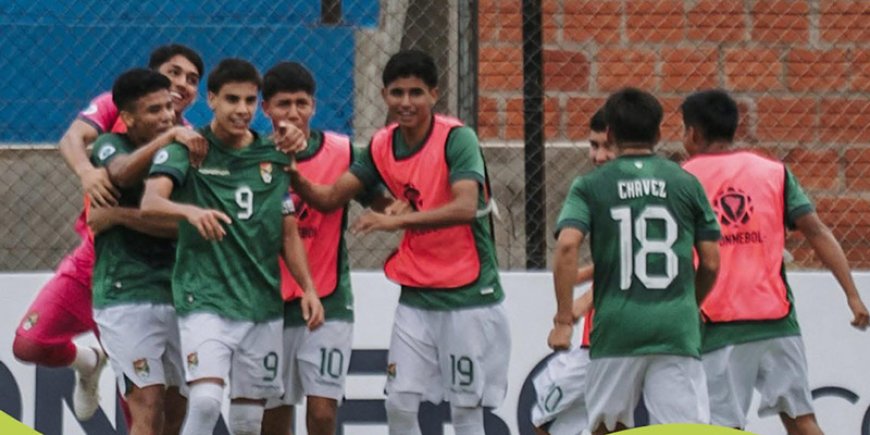 BOLIVIA SUB-17 VENCIÓ A PERÚ Y SIGUE CON VIDA EN EL SUDAMERICANO