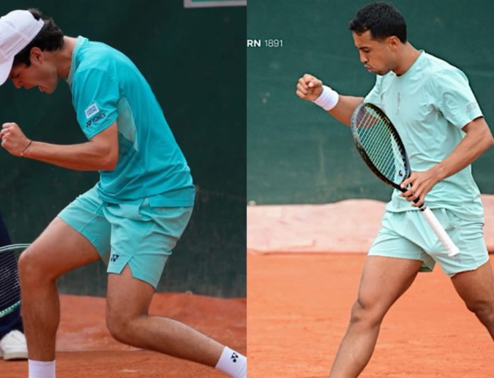 HUGO DELLIEN Y JUAN CARLOS PRADO QUEDARON A UN PASO DEL CUADRO PRINCIPAL DE ROLAND GARROS
