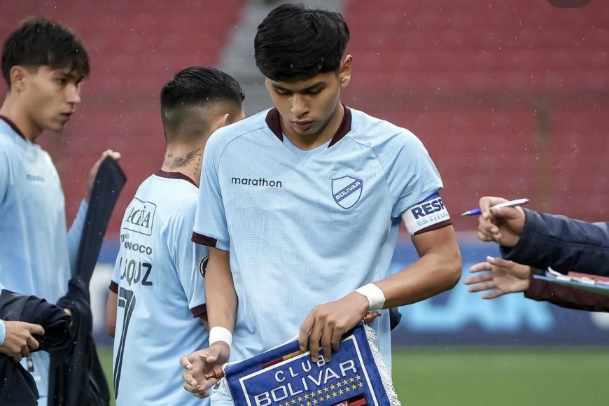 BOLÍVAR INFORMÓ LA BAJA DE FERNANDO MENA POR UNA LESIÓN EN EL TOBILLO