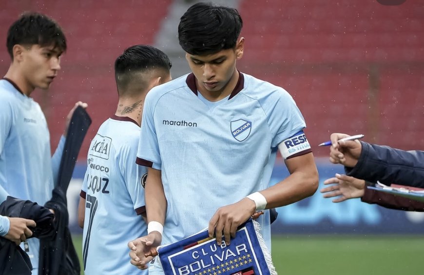 BOLÍVAR INFORMÓ LA BAJA DE FERNANDO MENA POR UNA LESIÓN EN EL TOBILLO