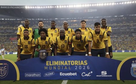 ECUADOR PRESENTÓ SU LISTA DE CONVOCADOS PARA EL MUNDIAL 2026