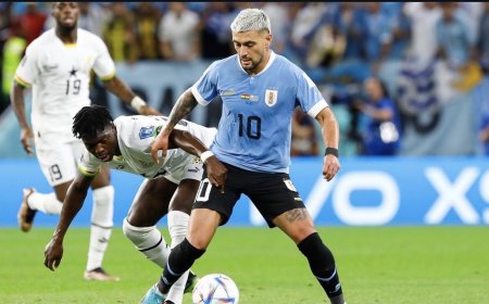 GIORGIAN DE ARRASCAETA ENCENDIÓ LAS ALARMAS EN URUGUAY A DÍAS DEL MUNDIAL