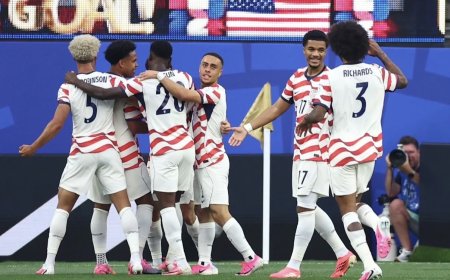 ESTADOS UNIDOS GOLEÓ A PARAGUAY Y ARRANCÓ CON AUTORIDAD EL GRUPO D