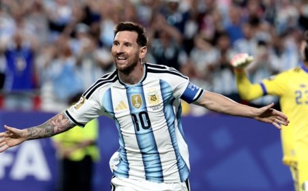 ARGENTINA ARRANCÓ CON AUTORIDAD Y MESSI IGUALÓ A KLOSE EN UNA NOCHE HISTÓRICA ANTE ARGELIA