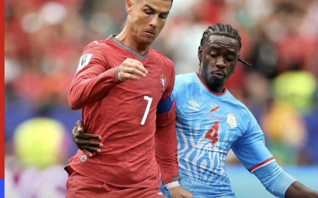 PORTUGAL DEJÓ ESCAPAR EL TRIUNFO Y RD DEL CONGO HIZO HISTORIA EN HOUSTON