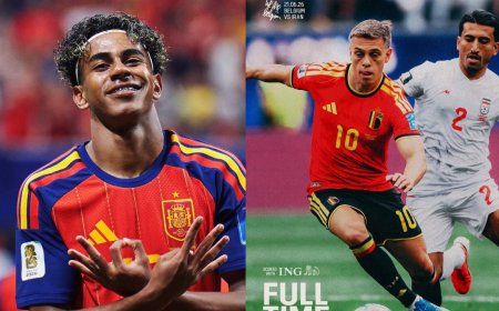ESPAÑA GOLEÓ Y BÉLGICA IGUALÓ EN UNA JORNADA CLAVE DE LOS GRUPOS H Y G
