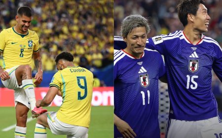 BRASIL Y JAPÓN SE ENFRENTAN EN UN DUELO DE ALTO VOLTAJE POR LOS DIECISEISAVOS