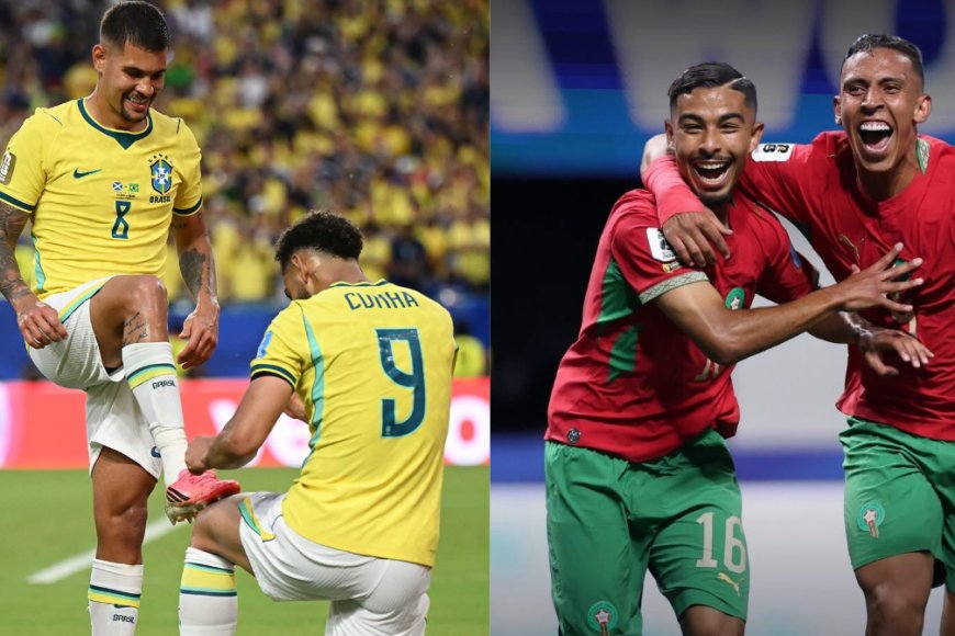 BRASIL Y MARRUECOS AVANZARON A LA SIGUIENTE FASE