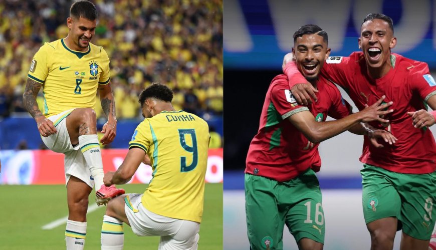 BRASIL Y MARRUECOS AVANZARON A LA SIGUIENTE FASE