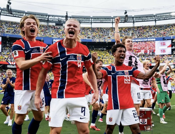 HAALAND DERRIBÓ A BRASIL Y METIÓ A NORUEGA EN LOS CUARTOS DE FINAL