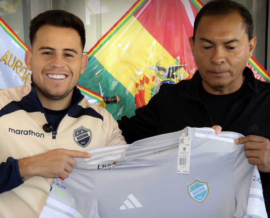 HENRY VACA FUE PRESENTADO COMO NUEVO REFUERZO DE AURORA