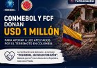 CONMEBOL Y FCF DONAN USD 1 MILLÓN PARA APOYAR A LOS AFECTADOS POR EL TERREMOTO EN COLOMBIA