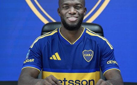 ENNER VALENCIA INICIÓ UN NUEVO RETO EN SU CARRERA CON BOCA JUNIORS