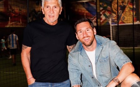LIONEL MESSI: “DESCANSÁ EN PAZ Y CUIDANOS DESDE ARRIBA”