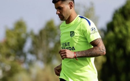 CRISTIAN ROMERO FUE PRESENTADO EN EL ATLÉTICO DE MADRID