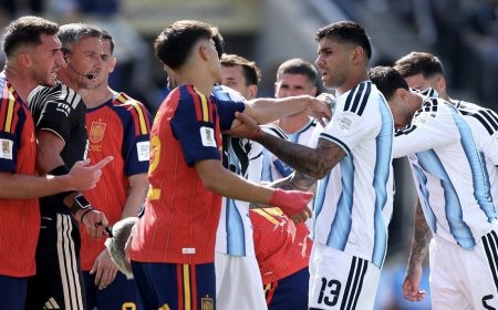 FIFA SANCIONÓ A JUGADORES DE ARGENTINA Y MULTÓ A LA AFA TRAS LOS INCIDENTES DE LA FINAL