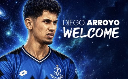 DIEGO ARROYO FUE PRESENTADO COMO NUEVO REFUERZO DEL HAPOEL PETAH TIKVA