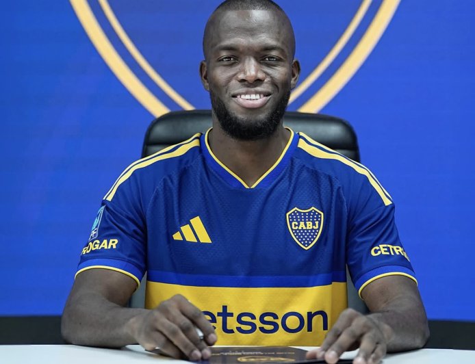 ENNER VALENCIA INICIÓ UN NUEVO RETO EN SU CARRERA CON BOCA JUNIORS