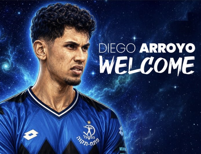DIEGO ARROYO FUE PRESENTADO COMO NUEVO REFUERZO DEL HAPOEL PETAH TIKVA