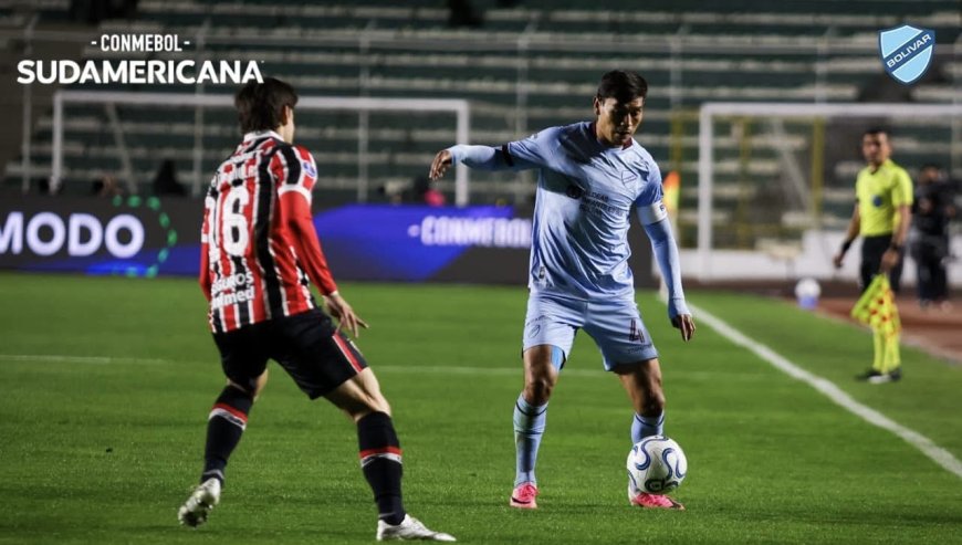BOLÍVAR RESCATÓ UN EMPATE ANTE SÃO PAULO Y DEJÓ ABIERTA LA SERIE EN LA SUDAMERICANA