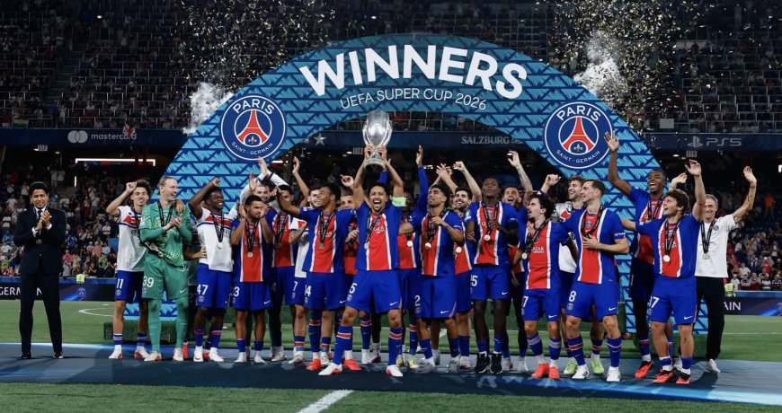 PSG DERROTÓ AL ASTON VILLA Y SE CORONÓ CAMPEÓN DE LA SUPERCOPA DE EUROPA