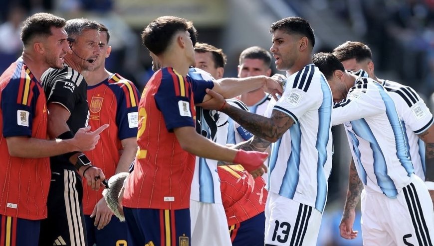 FIFA SANCIONÓ A JUGADORES DE ARGENTINA Y MULTÓ A LA AFA TRAS LOS INCIDENTES DE LA FINAL