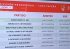 DESIGNACIONES ARBITRALES CONFIRMADAS PARA LA FECHA 4 DE LA COPA BOLIVIA