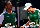 DELLIEN Y PRADO VENCIERON A HONG KONG Y PUSIERON A BOLIVIA A UN TRIUNFO DE AVANZAR