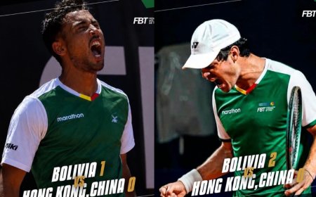 DELLIEN Y PRADO VENCIERON A HONG KONG Y PUSIERON A BOLIVIA A UN TRIUNFO DE AVANZAR