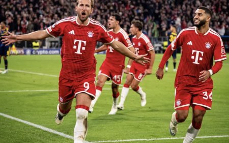 LA CHAMPIONS LEAGUE VIVIÓ UNA JORNADA MARCADA POR GOLEADAS, EMPATES Y SORPRESAS
